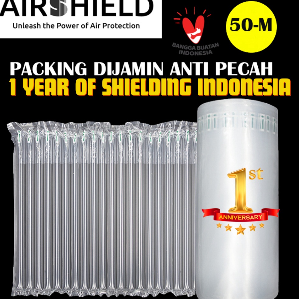 

Pusat Irit Inflatable Air Bubble Cushion Wrap AirShield 5m Tinggi Super Tebal