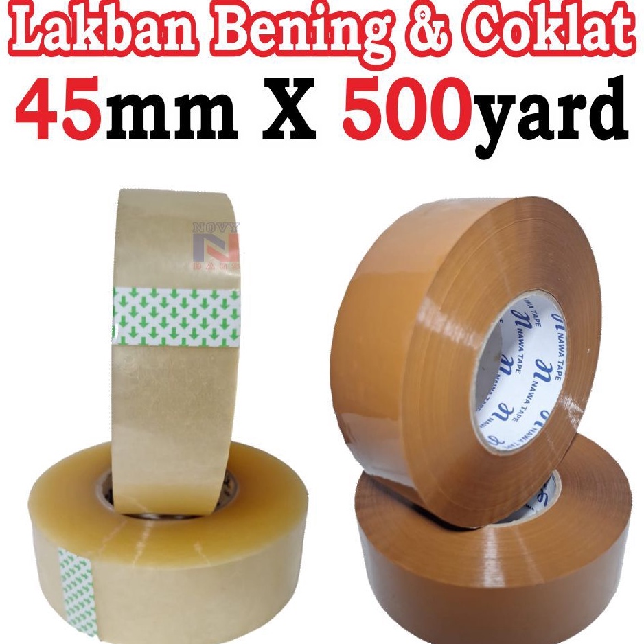 

Buruan Bayar HARGA MURAH 1 PCSROLL OPP TAPE LAKBAN BENING COKLAT 45MM X 5YARD DIJAMIN KUAT BERKUALITAS