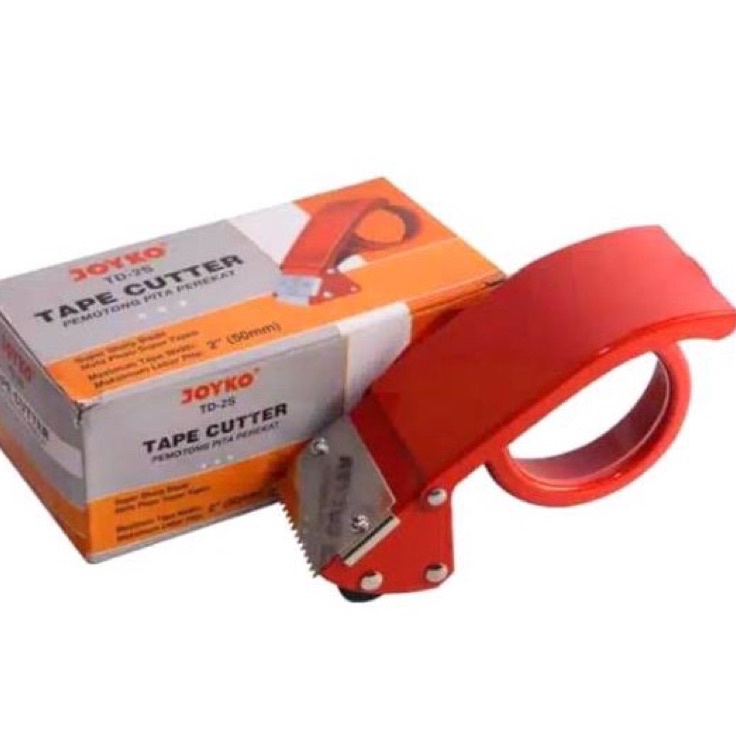 

Model Terkeren Alat Potong Lakban 2inchi 5mm Dispenser Lakban Tape Cutter Model Besi Joyko TD2S