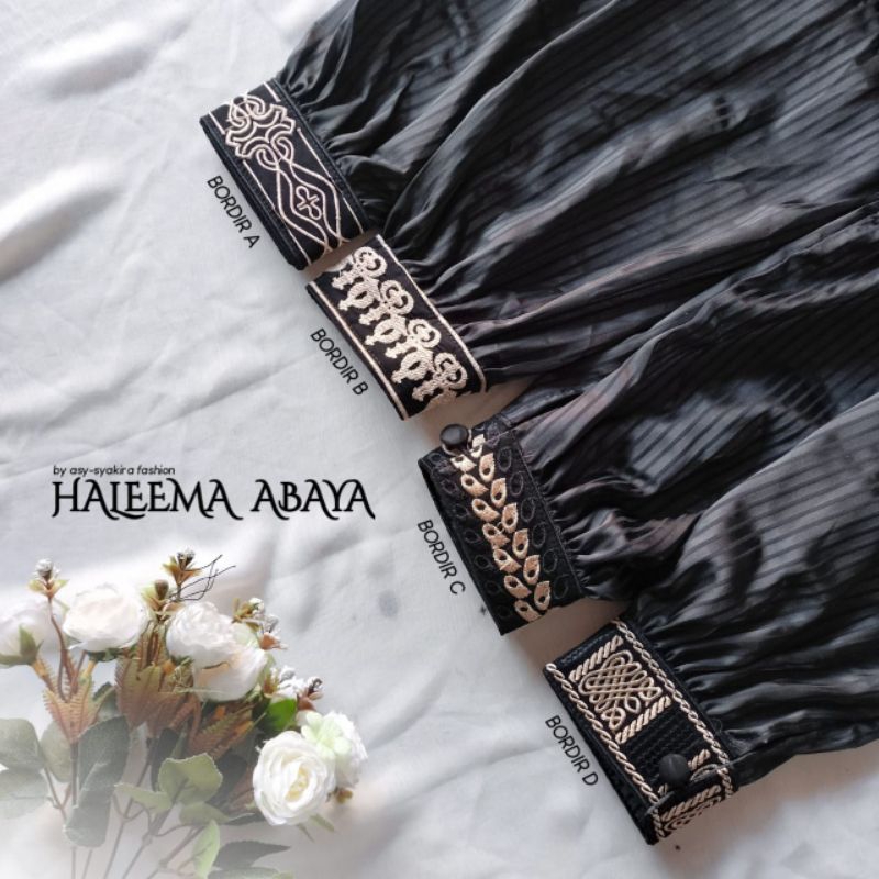HALEEMA ABAYA STRIP Renda Arab
