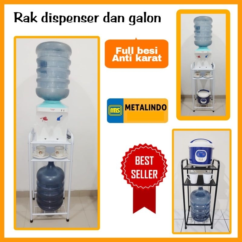 Rak dispenser galon meja dispenser rak ricecooker rak galon rak dapur serbaguna