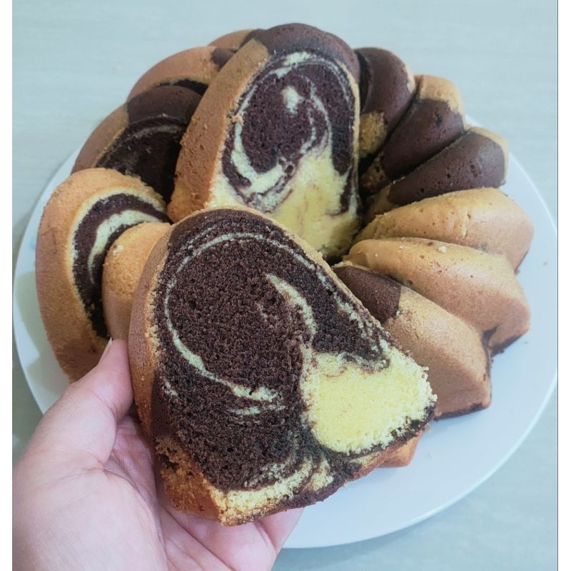 

marble cake brownies