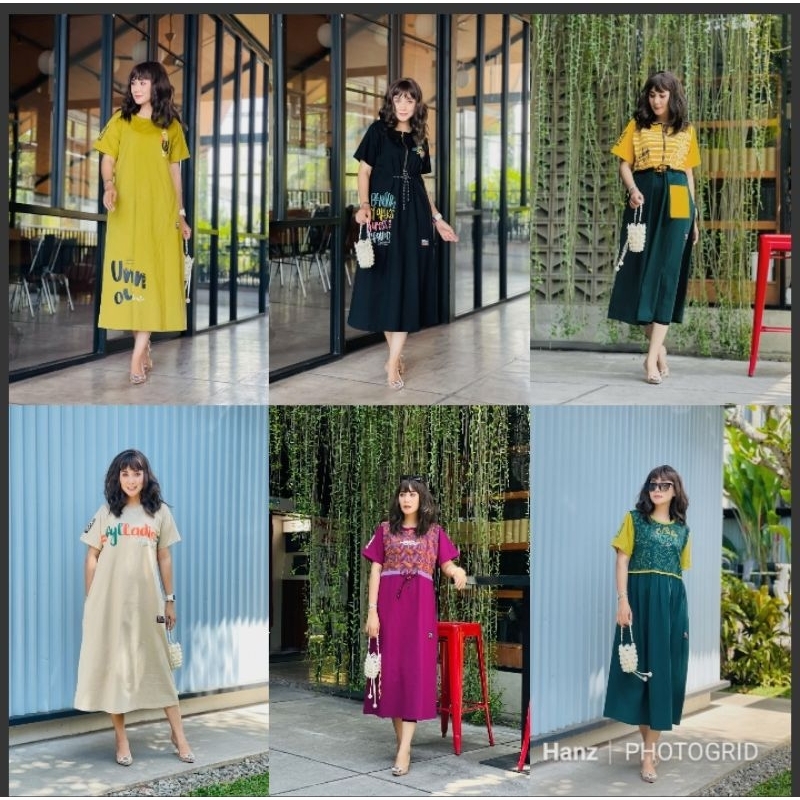 Home Dress / Midi Dress GYL Authentic ORI