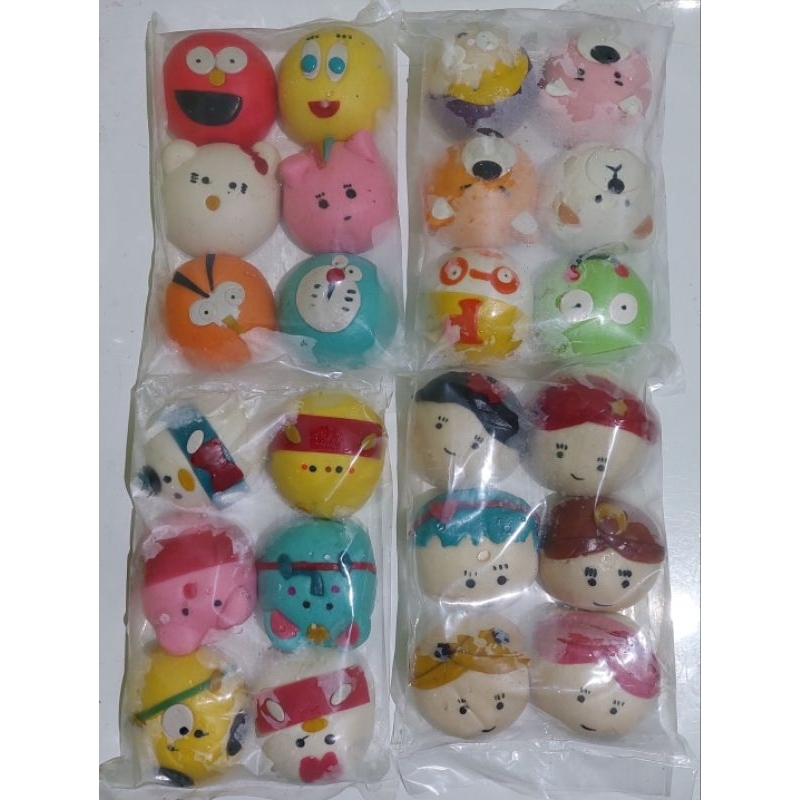 

Bakpao Karakter uk Sedang rasa Coklat isi 6pcs