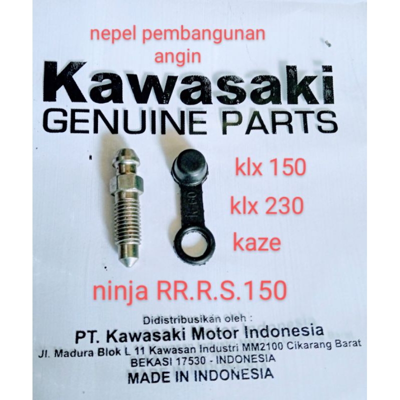 nepel baut setelan  pembuangan angin kawasaki ninja RR ninja R ninja S KLX 150 KLX 230 KAZE