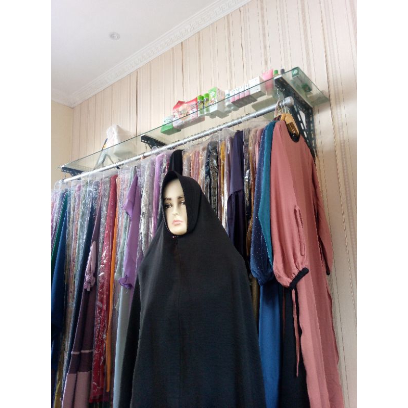 HIJAB BERGO SYAR'I CRINKLE AIRFLOW SIZE XXL