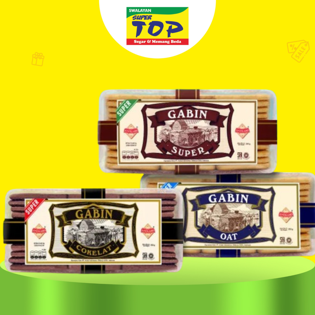 

~TOP~ GABIN BISKUIT CRACKERS SUPER / OAT / COKLAT 350GR