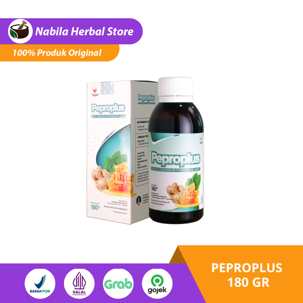 

PEPROPLUS 180GR - Madu dengan Peppermint