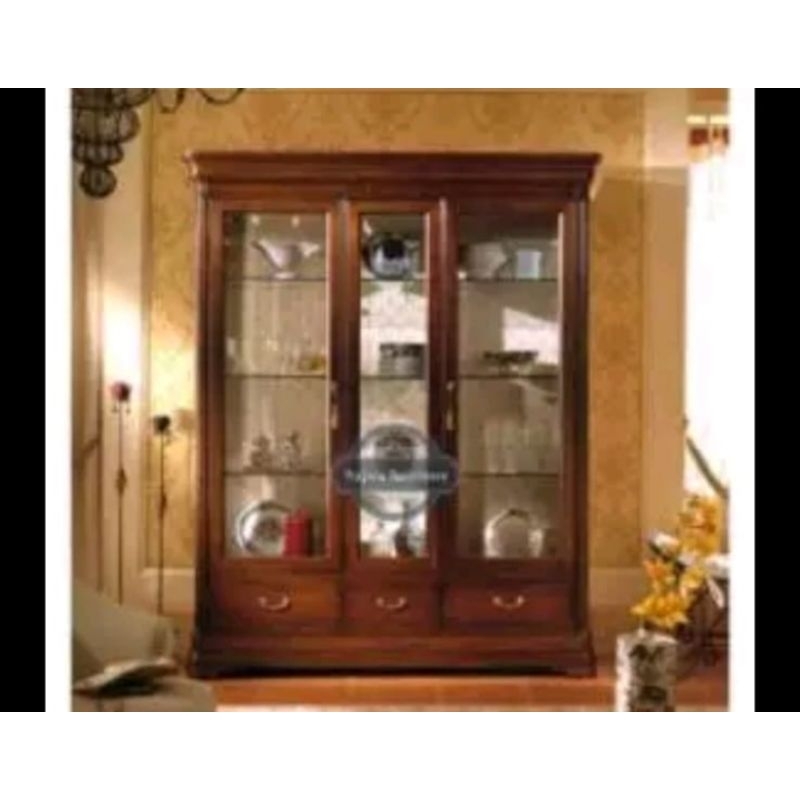 LEMARI PAJANGAN BUFET HIAS