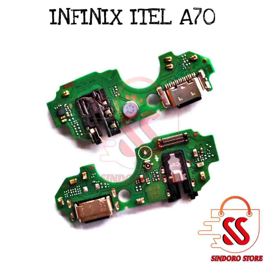Konektor Charger Infinix Itel A70 Usb Papan Cas Mic Pcb Board