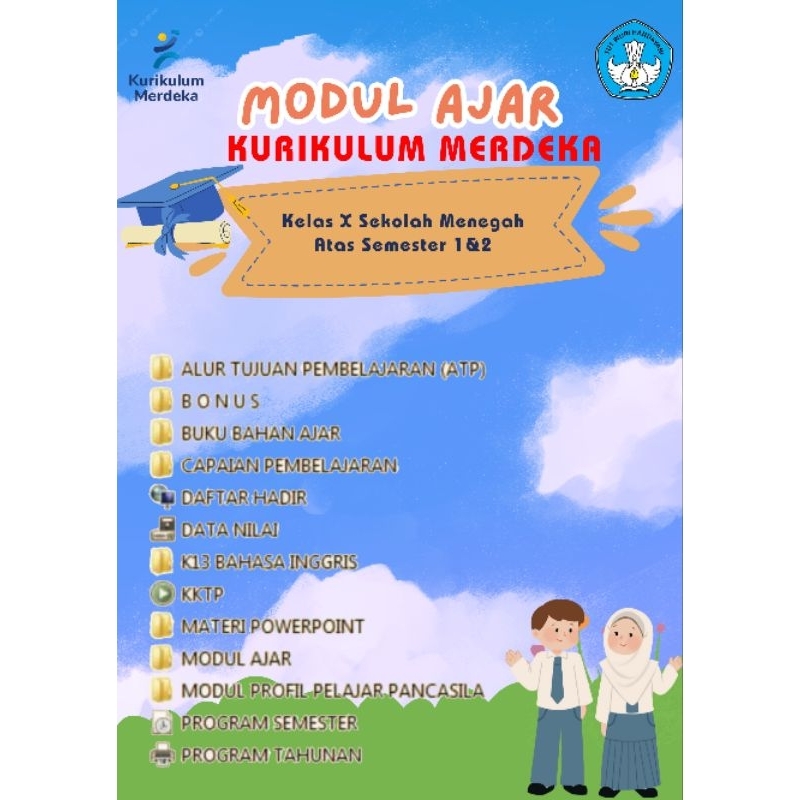 

MODUL AJAR SMA KLS X KURIKULUM MERDEKA SEMESTER 1&2