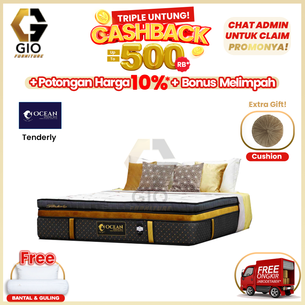 Kasur Ocean Tenderly / Ocean Springbed Tenderly (Hanya Kasur)