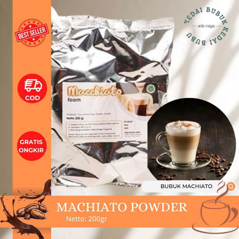 

Machiato Powder Foam 200gr / Topping machiato, cocok untuk topping