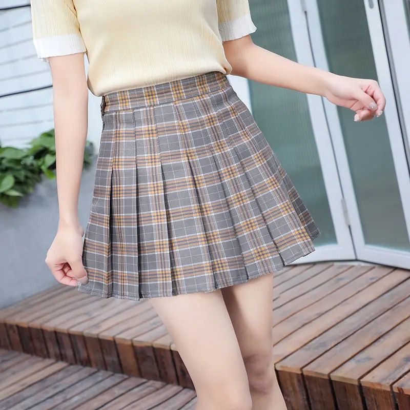 rok jkt48 /korean mini skirt / rok lipit / rok terbaru / rok mini / rok pendek / karakorea