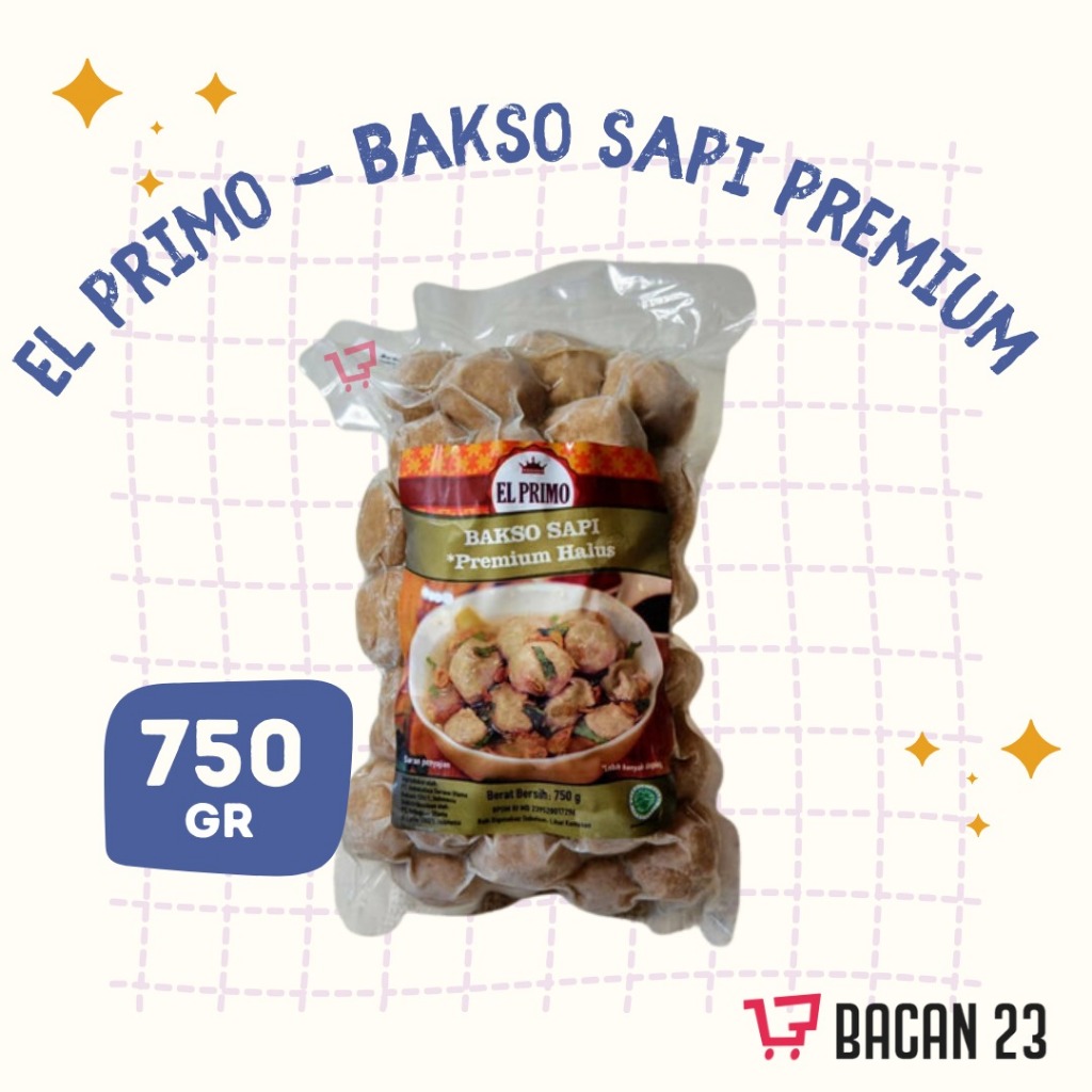 

El Primo Bakso Sapi Premiun (750 gr) Bakso Halus Bakso Premium