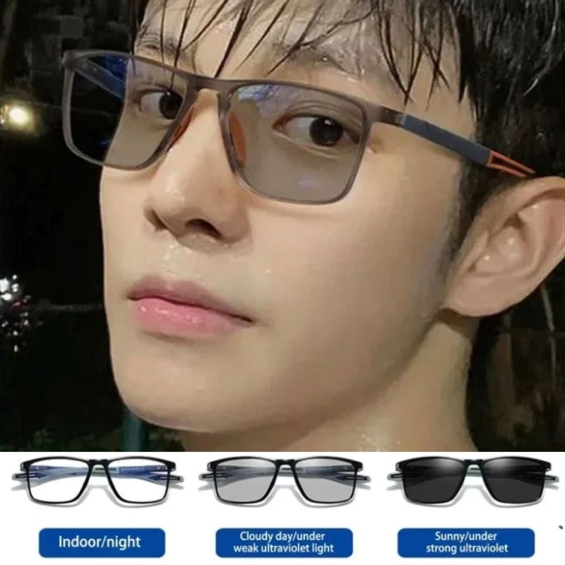 [oddsolshop] pekanbaru/Kacamata Sport PHOTOCHROMIC Anti Radiasi Ultralight TR90 Kacamata Fashion