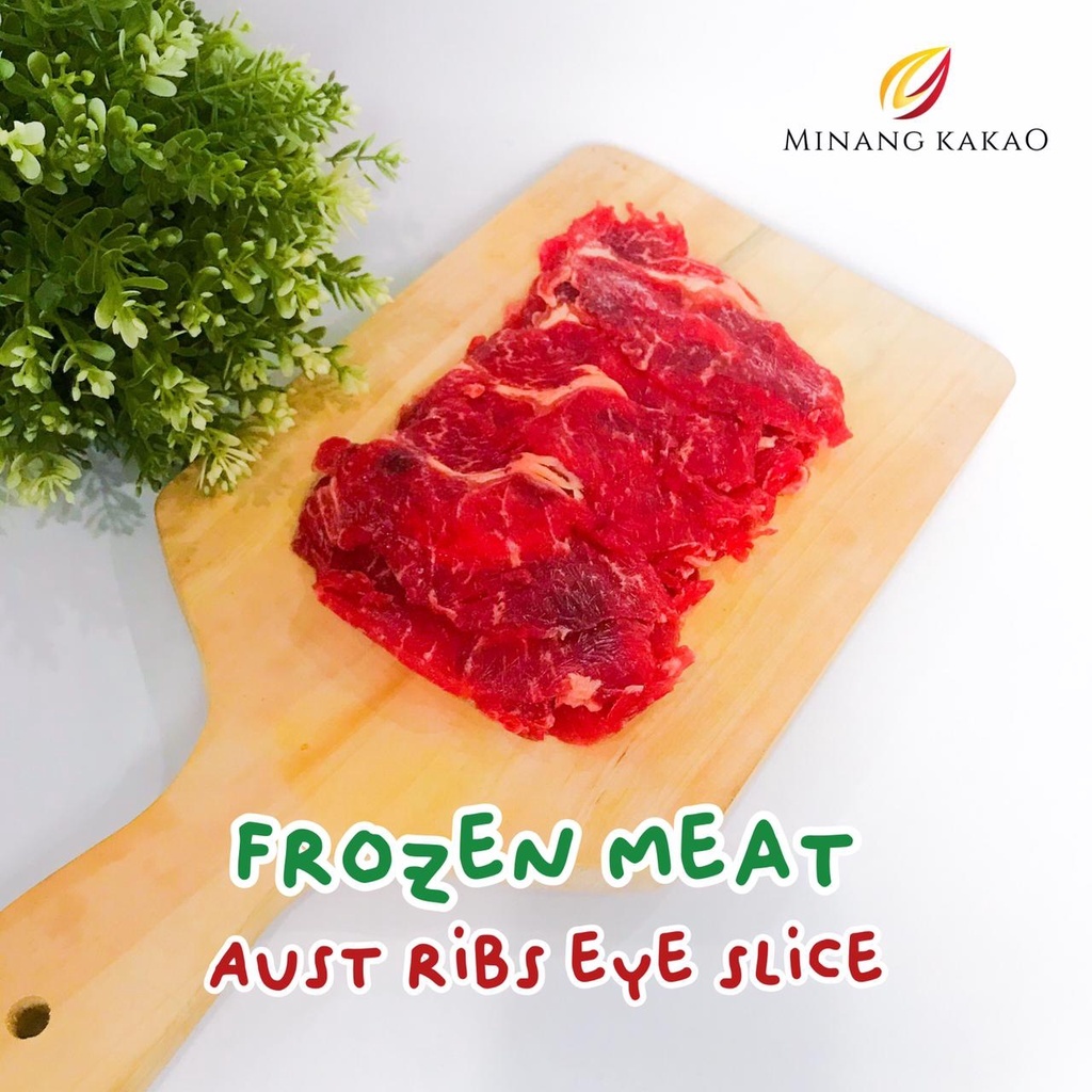 

Premium Aus Ribs Eye Sliced - Frozen Meat Premium - 500gr