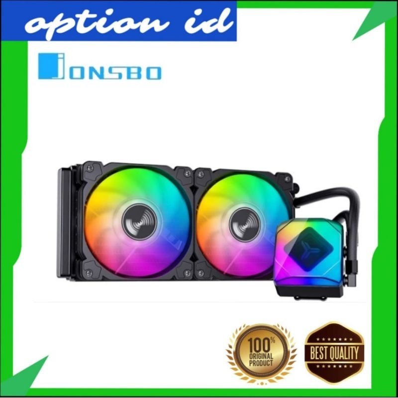 Liquid CPU Cooler JONSBO TW6-240 ARGB | 240mm AIO A-RGB - Black