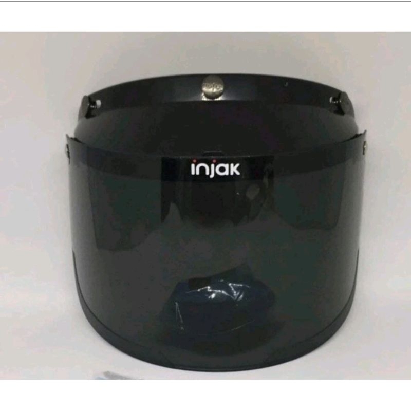 Kaca Flat Helm Cargloss Injak Retro Bogo Original Smoke & Clear