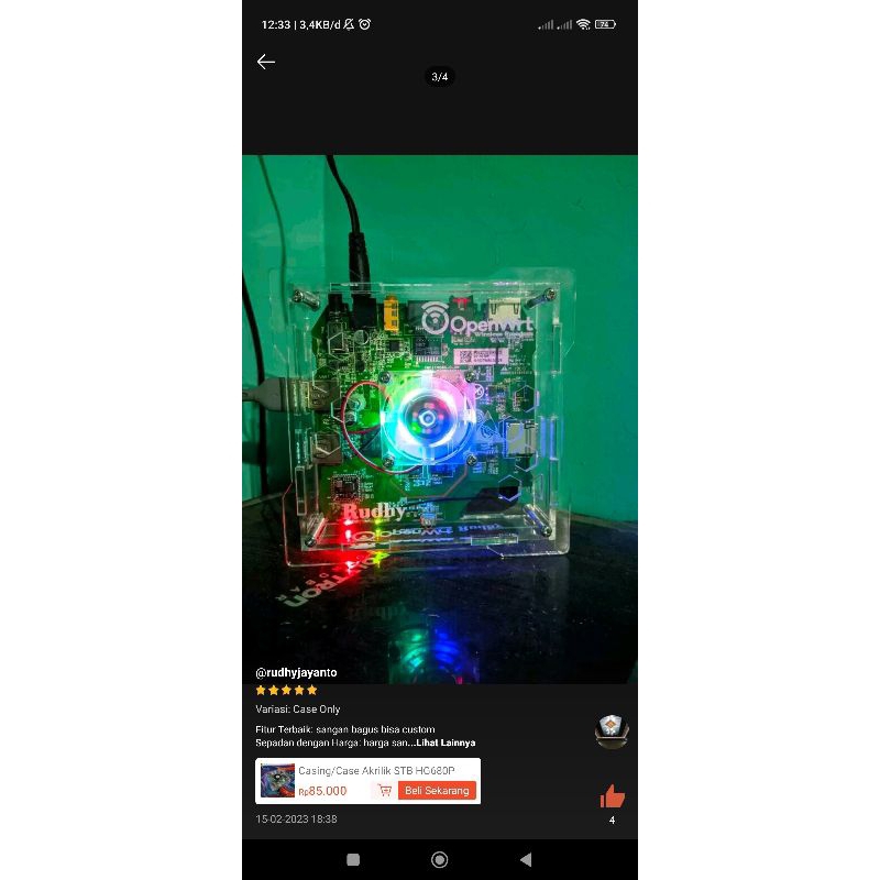 Akrilik stb hg860p + Fan RGB