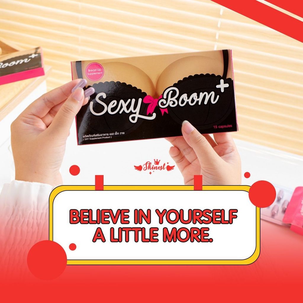 SEXY BOOM + Plus ENLARGEMENT BREAST 100% ORIGINAL BY SKINEST LACHEL