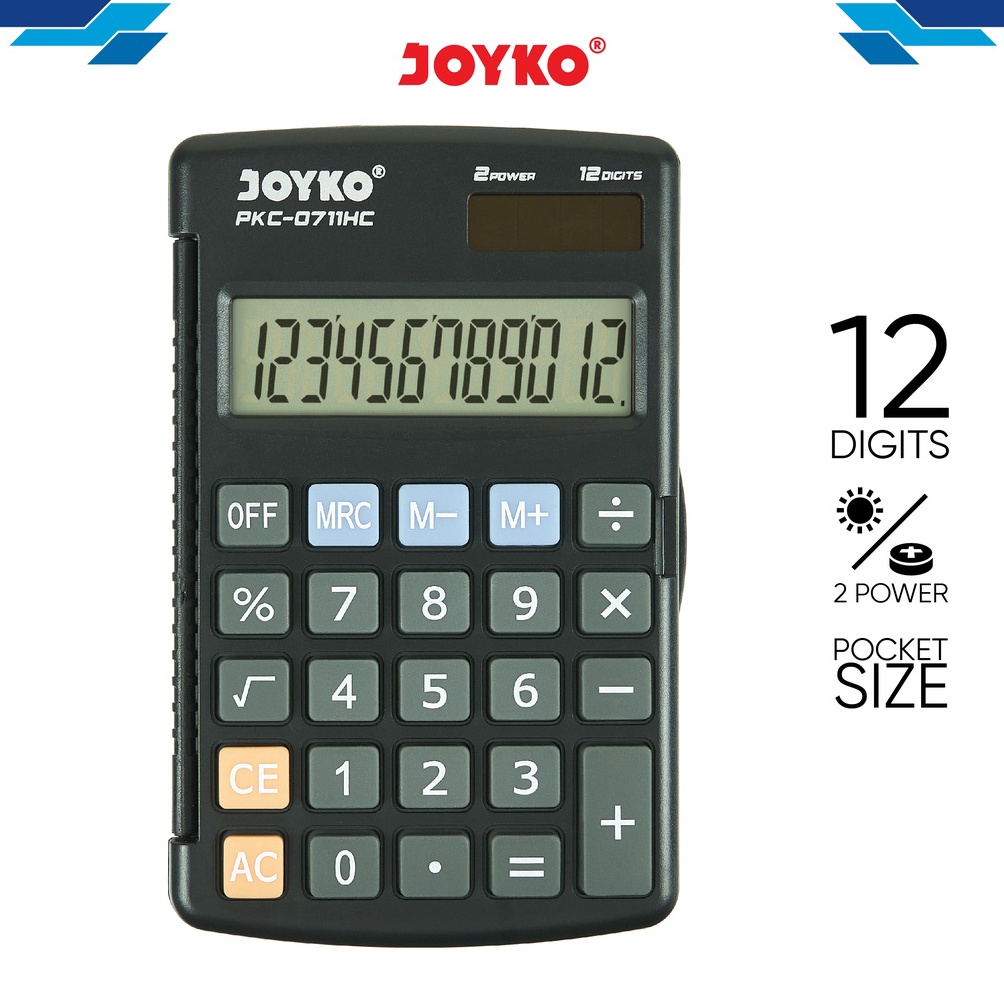 

KODE F47R Calculator Kalkulator Joyko PKC711HC 12 Digits