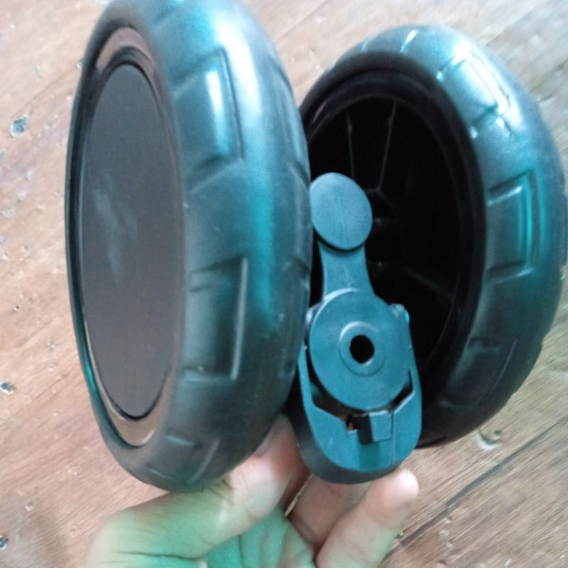roda stroller depan belakang diameter 13,8cm