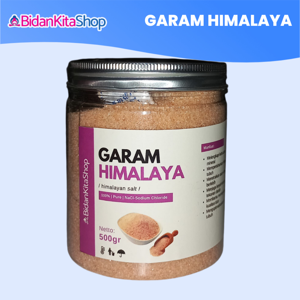 

Garam Himalaya / Himalayan Salt / Pure 100% - Bidan Kita