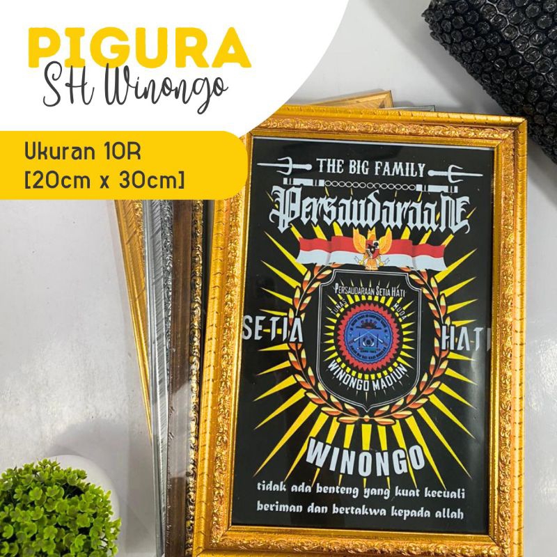 Poster Pigura PSHW Ukuran 10R  Persaudaraan Setia Hati Winongo