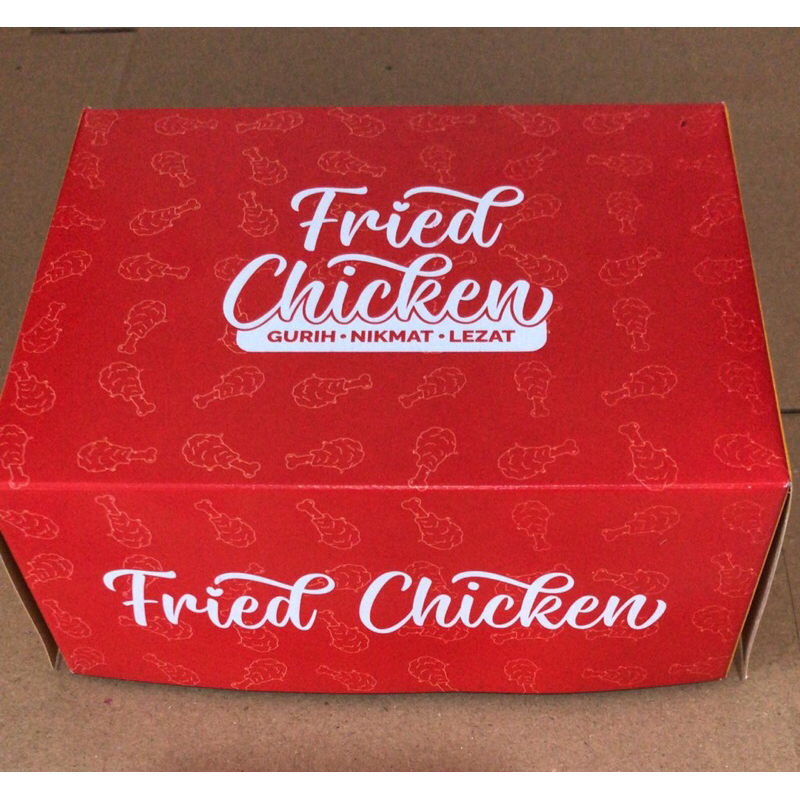 

Box nasi /Dus nasi/ Snack Box /Box Ayam Goreng/ Box Fried chicken /Dus chicken/Box Kfc