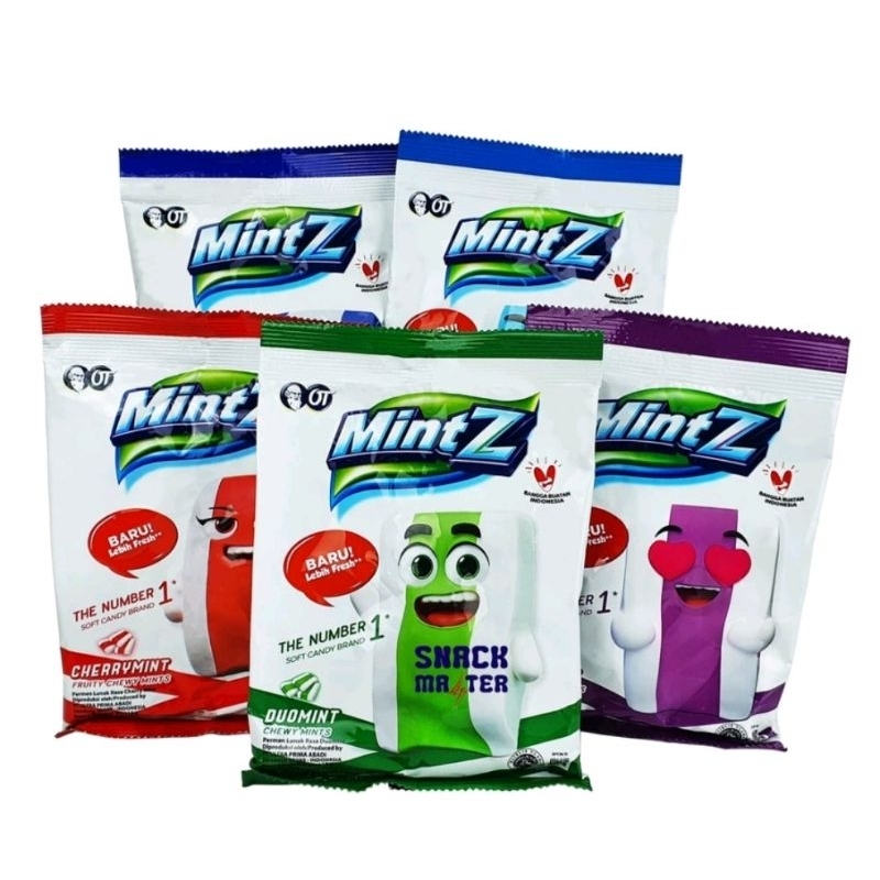 

Permen Mintz Chewy Mint Lunak Isi 50 Pcs