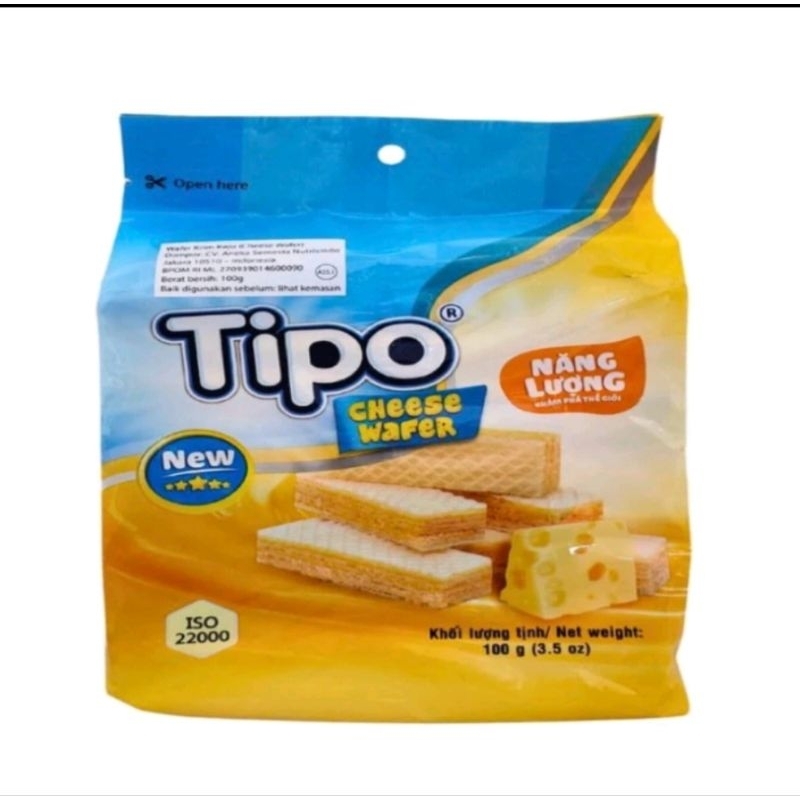 

Tipo Wafer Cheese 100gr / Wafer Vietnam