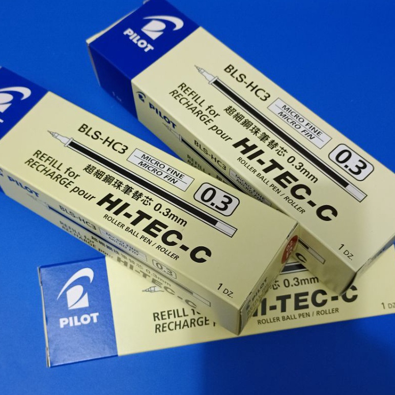 

KODE X47F REFILL ISI HITECC PILOT 3 4 5 1PAK12PCS ORIGINAL