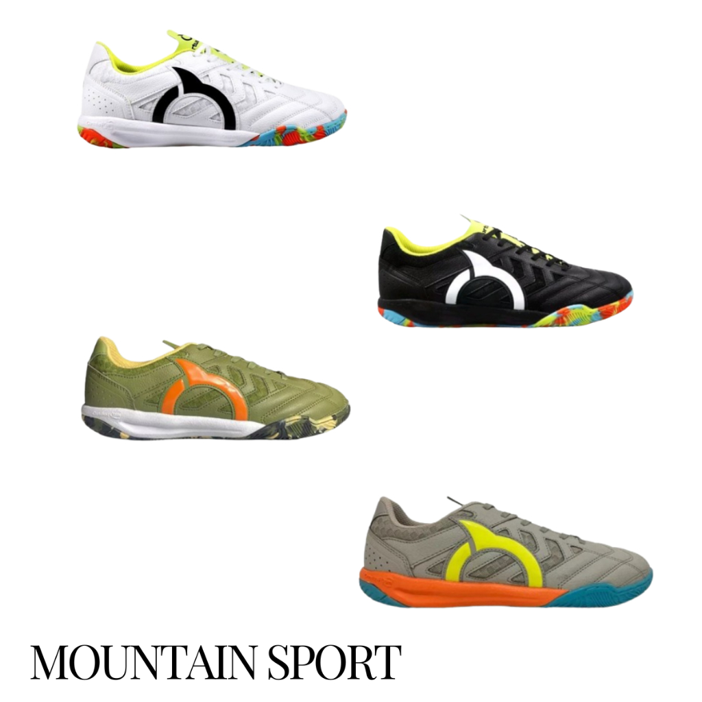 Sepatu Futsal Ortus Jogosala Rampage BINB in Grey White Logo free kaoskaki