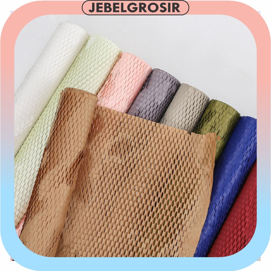 

Honeycomb Paper Wrap / Bubble wrap Eco Friendly Pelindung Ramah Lingkungan10 meter roll KB6296
