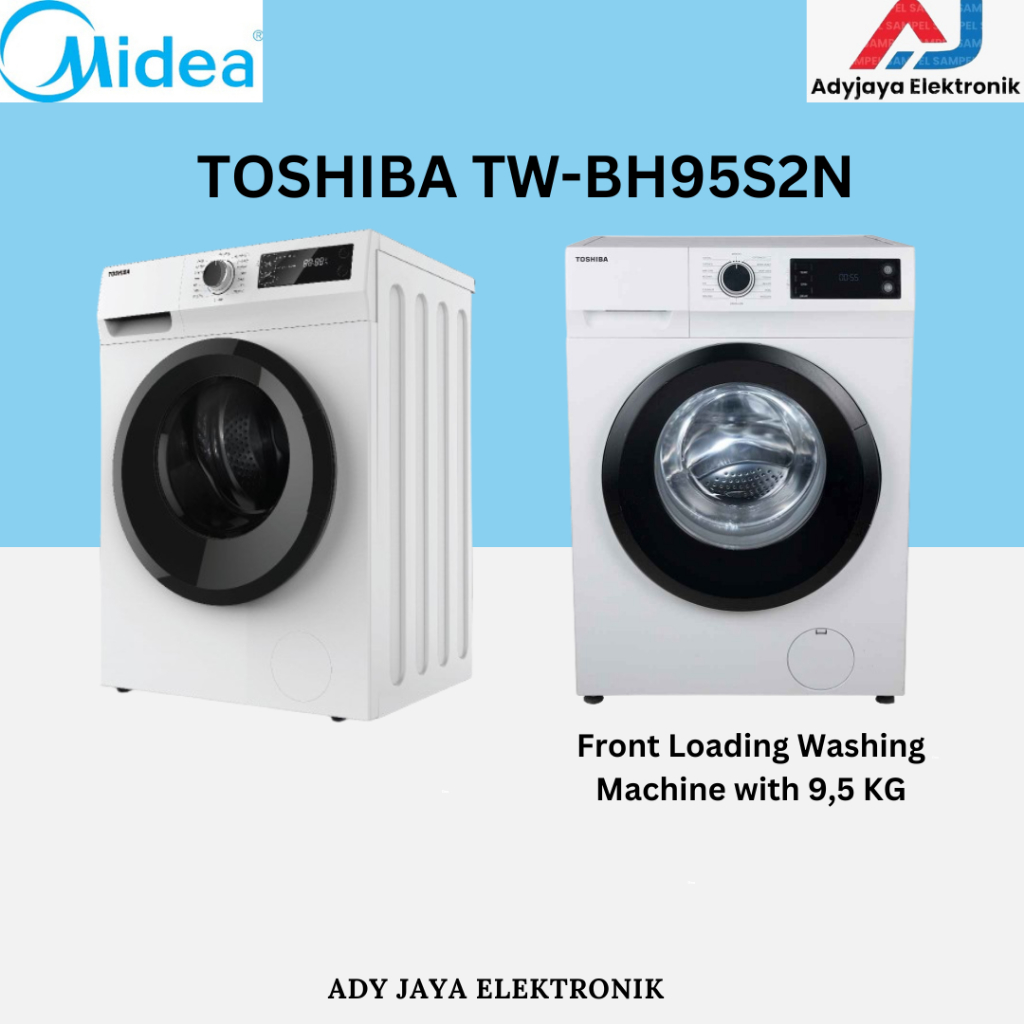 MESIN CUCI FRONT LOADING TOSHIBA TW-BH95S2N