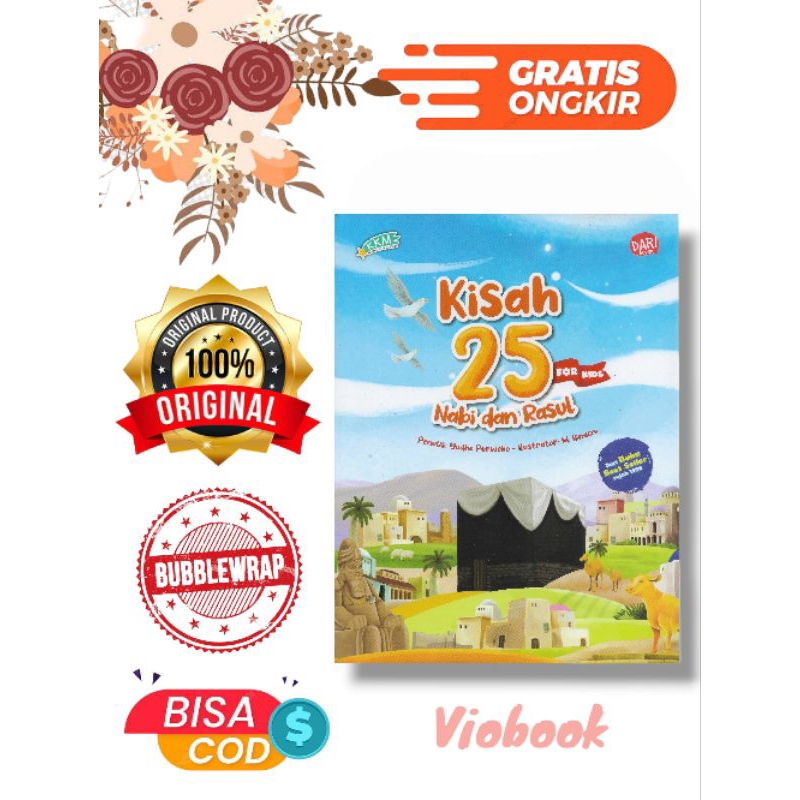 Buku Kisah 25 Nabi Dan Rasul For Kids Yudho Purwoko