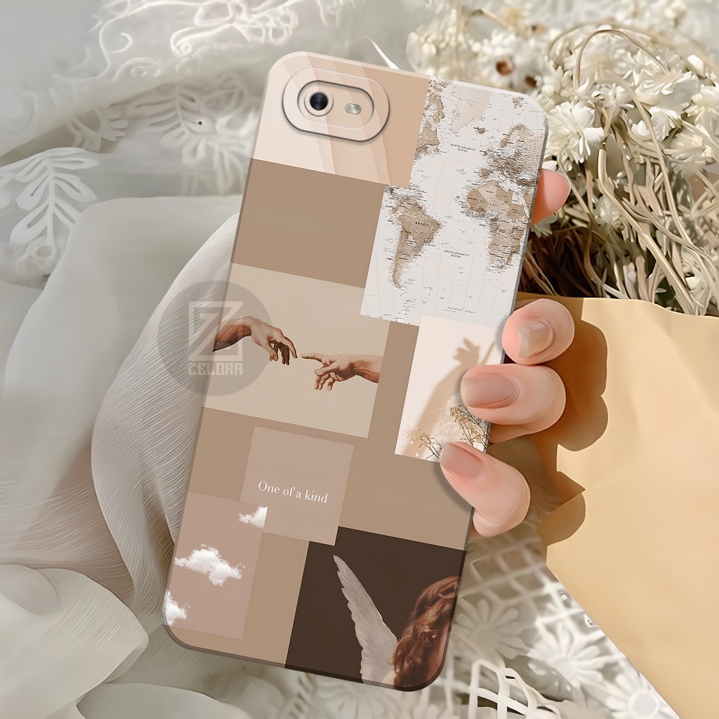Case OPPO A1K Tebaru - Zelora - Fashion Case Aesthetic - Softcase OPPO A1K - Pro Camera - Casing OPP