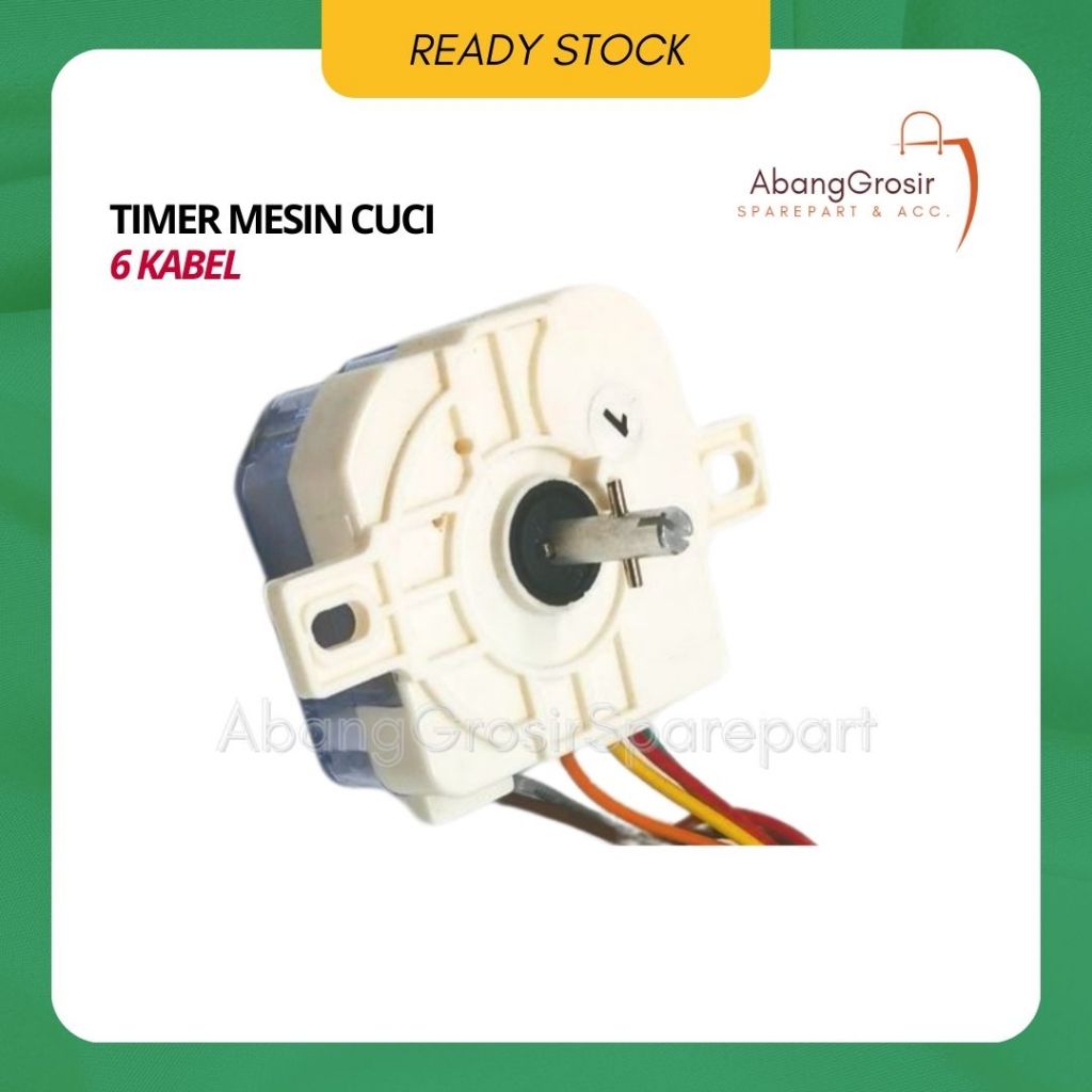 Timer Mesin Cuci 6 Kabel - Penanda Waktu Mesin Pencuci/Wash Mesin Cuci MULTI