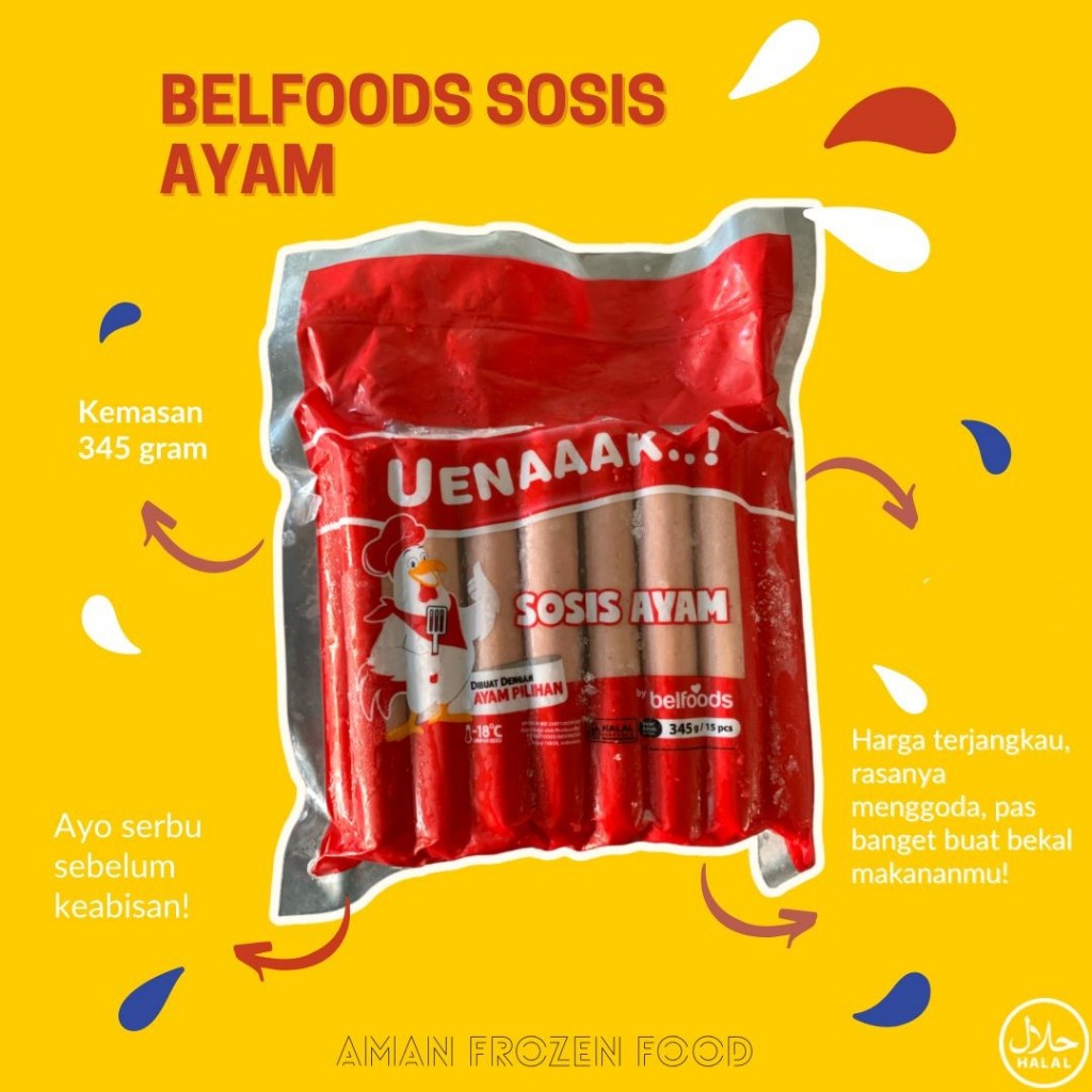 

Belfood Sosis 345gr