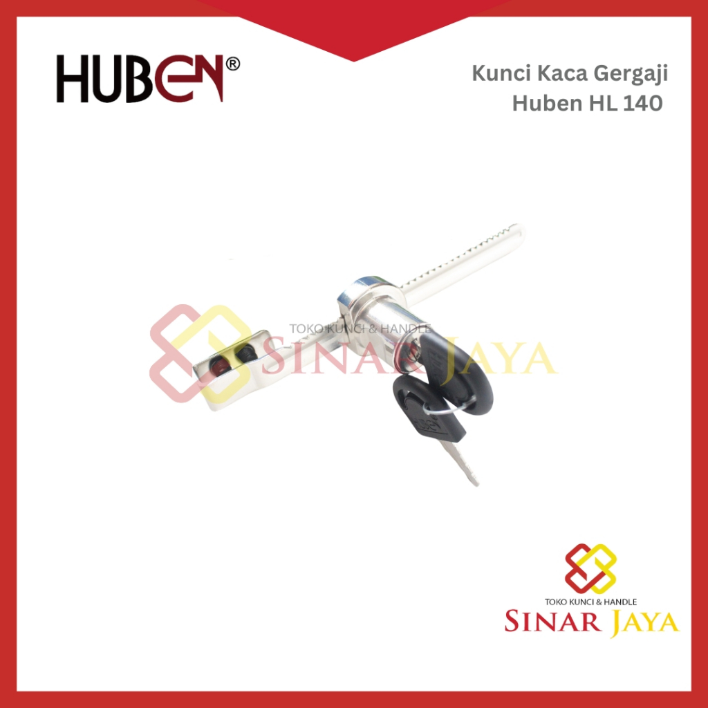Kunci Gergaji Huben HL 140 (Pintu Kaca Etalase Geser)