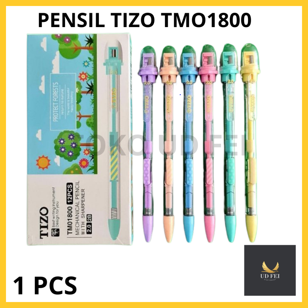 

(1 PCS) Pensil Tizo 1800/ Pensil Tizo TMO 1800/ Pensil Mekanik/ Mechanical Pensil warna pastel