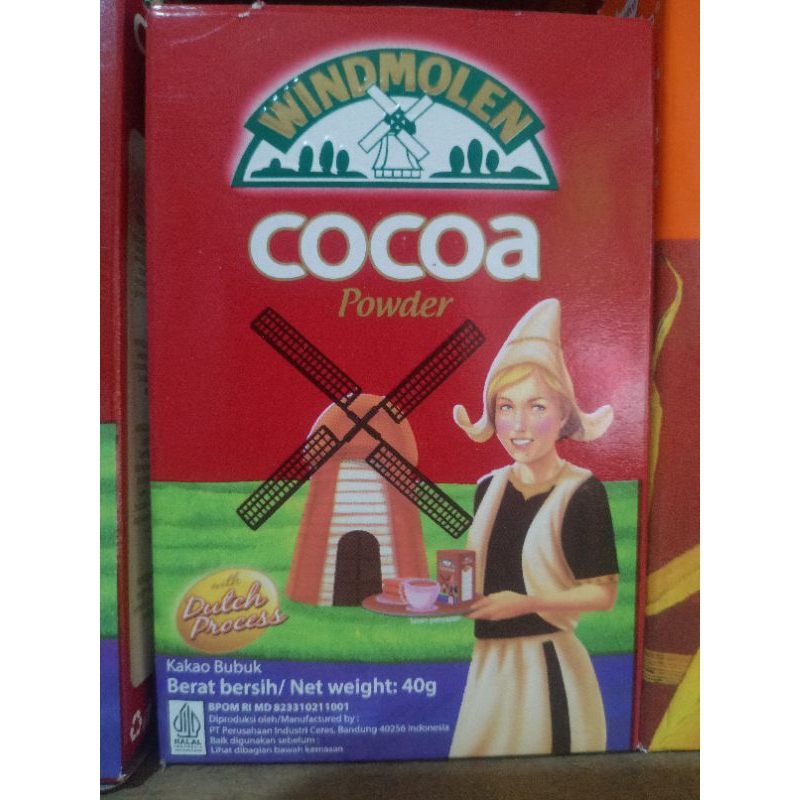 

coklat bubuk windmolen 40gram,80gram
