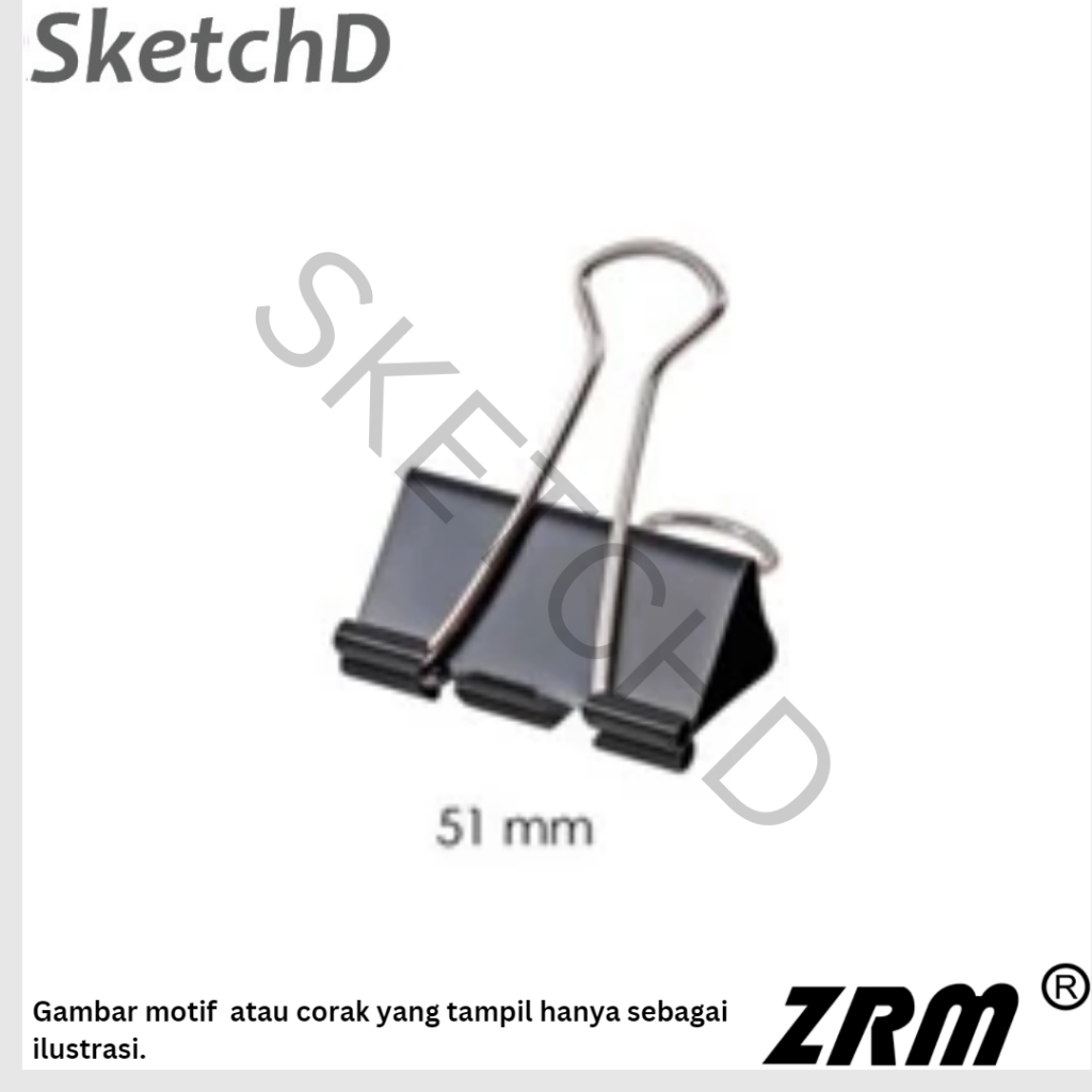 

Binder Clip 260 Penjepit Kertas ZRM - Extra Besar