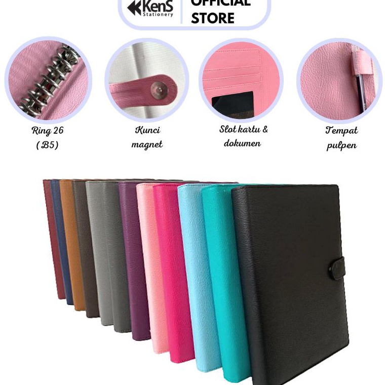 

KODE D6I Binder Polos Ekslusif B5 Ring 26 Agenda B5 Polos Ring 26 Binder Organizer B5 Berkualitas dan terlaris