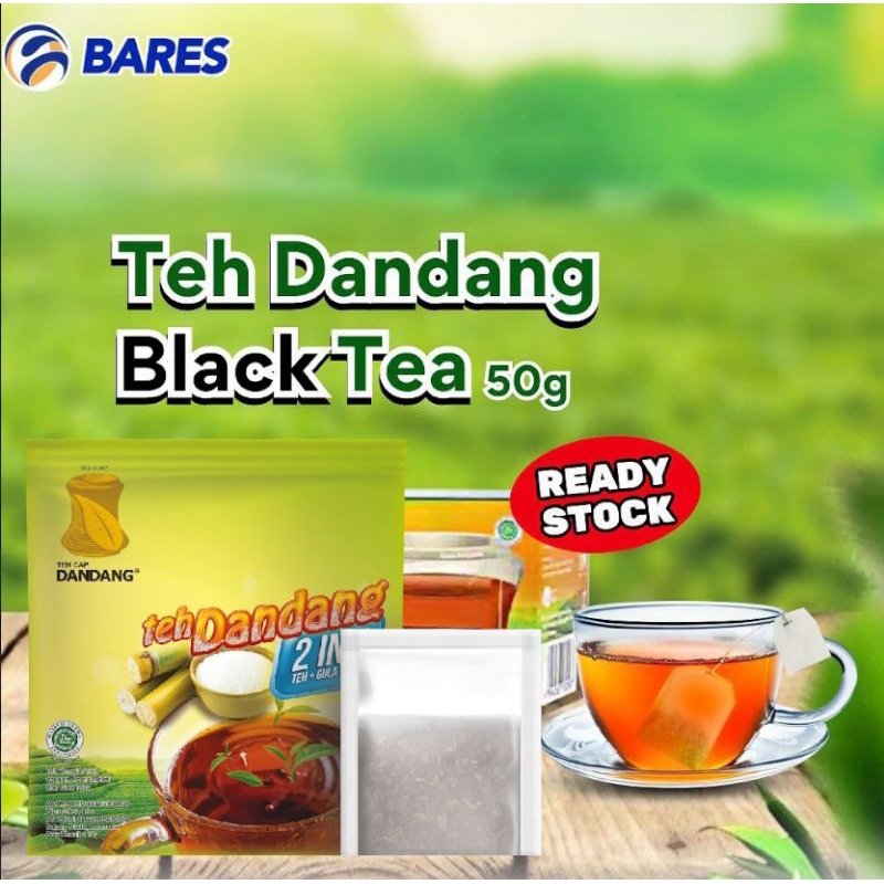 

Teh Dandang 2 in 1 Teh Clup + Gula Tebu Dalam 1 kemasan isi 10 pcs / 1 renceng