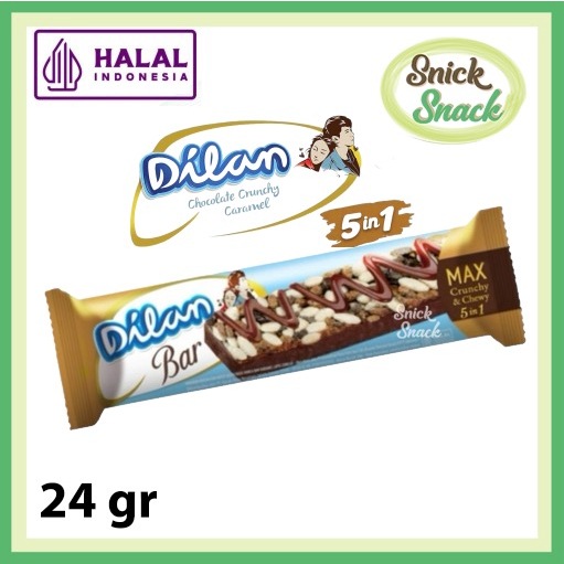 

Dilan Bar Max 24 gr Wafer Salut Coklat dengan Rice Crispy Vanilla Caramel