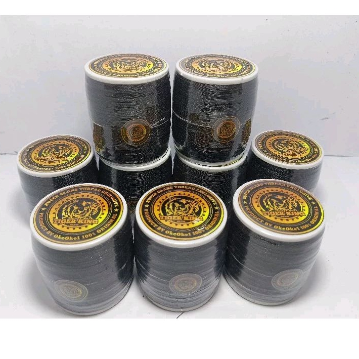 GELASA TIGER KING MATOT HITAM 020 BONIT 1600Yard full Gendut gelasan layangan gelasan aduan gelasan 