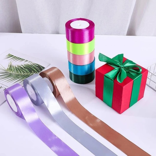 

PER METER Pita Satin Merk Eagle Import Taiwan 4 cm 1,5" Inch / Warna Warni Colorful Ribbon Hiasan Packing Buket / Pembungkus Kado Ribbon Bouquet Hadiah Kerajinan Tangan