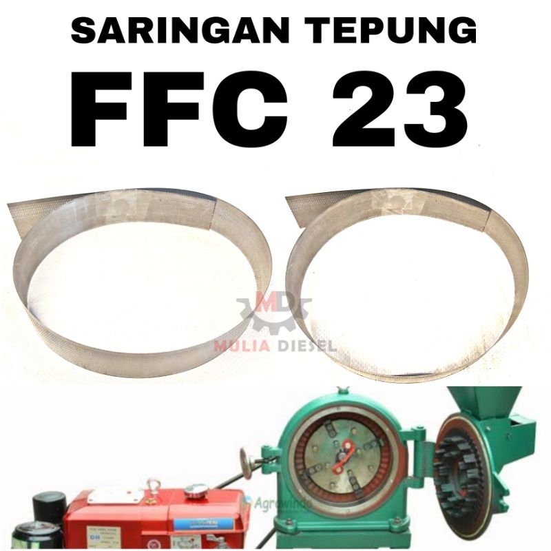 Saringan Tepung Mesin Penepung FFC23 0.5 MM Gilingan Diskmill FFC 23